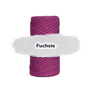 Baumwollkordel 2mm - Baumwollkern- 100 m - Fuchsia (360)