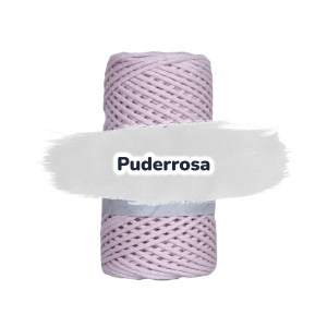 Baumwollkordel 2mm - Baumwollkern- 100 m - Puderrosa (300)