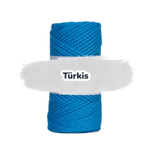Baumwollkordel 2mm - Baumwollkern- 100 m - Türkis (430)