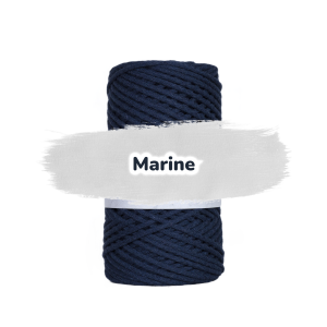 Baumwollkordel 2mm - Baumwollkern- 100 m - Marineblau (850)