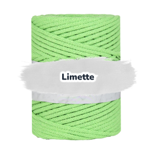 Baumwollkordel 5mm - Baumwollkern -100 m - Limette (128)