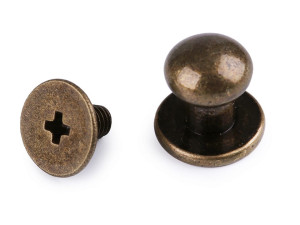 Schraubniete 7 mm – Altmessing