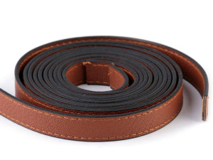 Taschenhenkel aus Kunstleder - Breite 15mm - 2 Stück - verschiedene Farben - Hellbraun