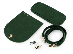 Bastelset für Handtaschen - Öko-Leder - grün