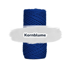 Baumwollkordel 2mm - Baumwollkern- 100 m - Kornblume (490)