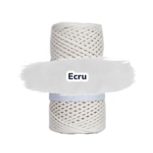 Baumwollkordel 2mm - Baumwollkern- 100 m - Ecru (050)