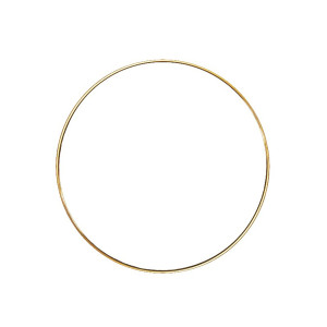 Metallring für Traumfänger/Makramee - Farbe Gold - 30cm