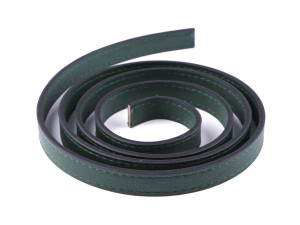 Taschenhenkel aus Kunstleder - Breite 15mm - 2 Stück - verschiedene Farben - Flaschengrün