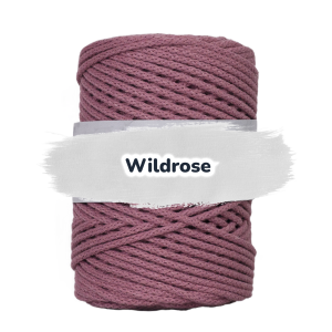 Baumwollkordel 5mm - ohne Kern -100 m - Wildrose (320)