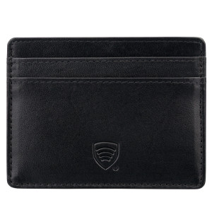 Kožené pouzdro s blokováním RFID karet (černé) - KUK-31PBL
