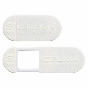 Krytka fotoaparátu pro notebook - ultratenká a pohyblivá (bílá) - KUK-104WHT