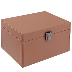 Pudełko Faradaya na kluczyki samochodowe Keyless (brązowy, czarne zapięcie)