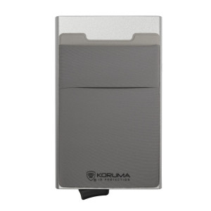 Aluminiowy portfel wysuwane karty ochrona RFID KUK-65SLVR (Srebrny)