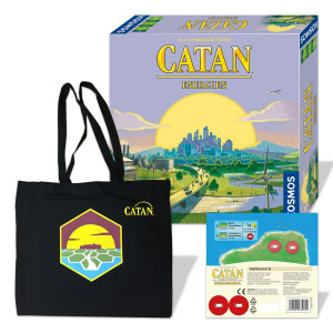CATAN Energien + Energiemangel + Baumwolltasche Brettspiel