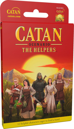 Catan - The Helpers Scenario (Englisch) Brettspiel ab 10 Jahren, für 3-6 Spieler
