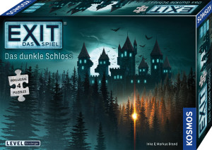 EXIT® - Das Spiel + Puzzle: Das dunkle Schloss Brettspiel ab 10 Jahren, für 1-4 Spieler