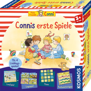 Connis erste Spiele Brettspiel ab 3 Jahren, für 2-4 Spieler