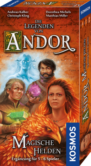 Die Legenden von Andor - Magische Helden Brettspiel ab 10 Jahren, für 2-6 Spieler
