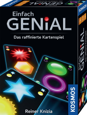 Einfach Genial - Kartenspiel Brettspiel ab 8 Jahren, für 2-4 Spieler