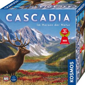 Cascadia – Im Herzen der Natur Brettspiel ab 10 Jahren, für 1-4 Spieler