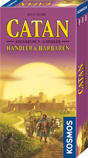 CATAN - Ergänzung 5-6 Spieler - Händler & Barbaren Brettspiel ab 10 Jahren, für 5-6 Spieler