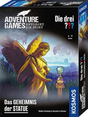 Adventure Games - Die drei ??? - Das Geheimnis der Statue Brettspiel ab 12 Jahren, für 1-4 Spieler