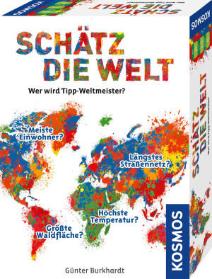 Schätz die Welt Brettspiel ab 10 Jahren, für 2-5 Spieler