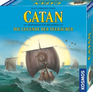 CATAN - Szenarien für Seefahrer - Die Legende der Seeräuber Brettspiel ab 10 Jahren, für 3-4 Spieler