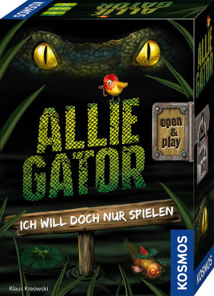 Allie Gator Brettspiel ab 8 Jahren, für 2-5 Spieler
