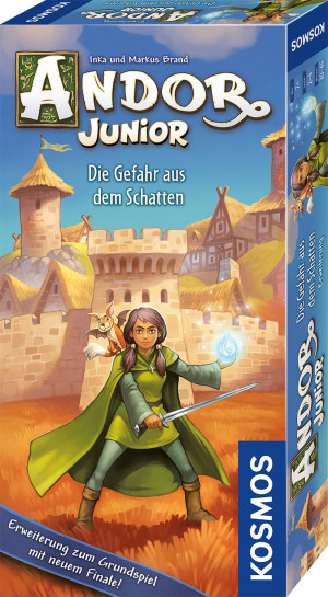 ANDOR JUNIOR - Die Gefahr aus dem Schatten Brettspiel ab 7 Jahren, für 2-4 Spieler