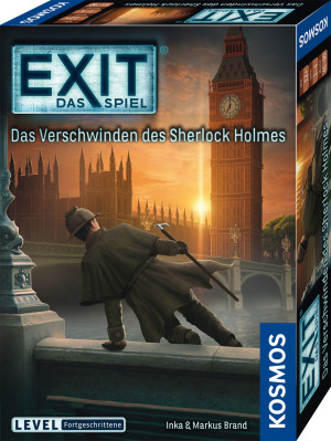 EXIT® - Das Spiel: Das Verschwinden des Sherlock Holmes Brettspiel ab 12 Jahren, für 1-4 Spieler