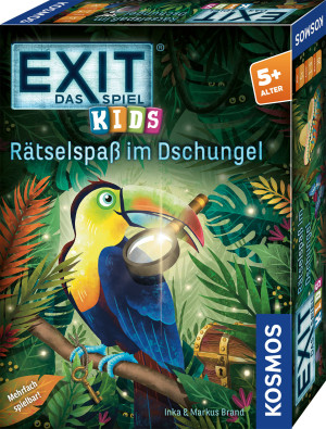 EXIT® - Das Spiel - Kids: Rätselspaß im Dschungel Brettspiel ab 5 Jahren