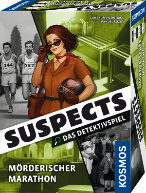 Suspects: Mörderischer Marathon Brettspiel ab 12 Jahren, für 1-5 Spieler