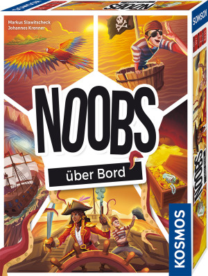Noobs über Bord Brettspiel ab 10 Jahren, für 3-5 Spieler