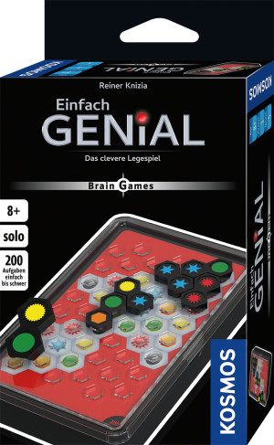 Einfach Genial Brain Games Brettspiel ab 8 Jahren, für 1 Spieler