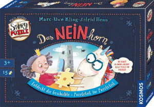 Mein erstes Story-Puzzle: Das NEINhorn Brettspiel ab 3 Jahren, für 1-3 Spieler