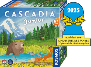 Cascadia Junior Brettspiel ab 6 Jahren, für 2-4 Spieler
