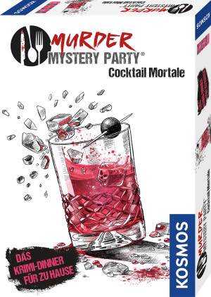 Murder Mystery Party Cocktail Mortale Brettspiel ab 16 Jahren, für 6-6 Spieler