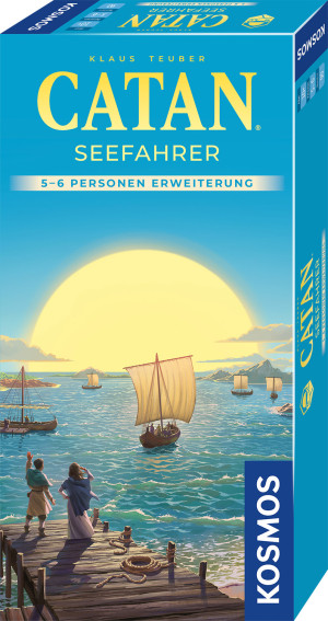 CATAN - Seefahrer - 5-6 Personen Erweiterung Brettspiel ab 10 Jahren, für 5-6 Spieler