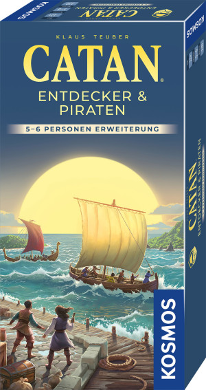 CATAN - Entdecker & Piraten - 5-6 Personen Erweiterung Brettspiel ab 12 Jahren, für 5-6 Spieler