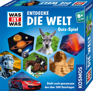 WAS IST WAS - Entdecke die Welt Brettspiel ab 8 Jahren, für 1-4 Spieler