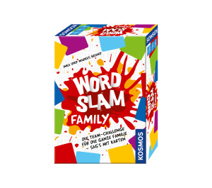 Word Slam Family Brettspiel ab 12 Jahren, für 3-3 Spieler