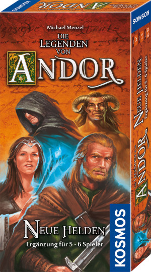 Die Legenden von Andor - Neue Helden Brettspiel ab 10 Jahren, für 2-6 Spieler