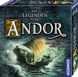 Die Legenden von Andor - Teil II Die Reise in den Norden Brettspiel ab 10 Jahren, für 2-4 Spieler