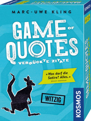 Game of Quotes Brettspiel ab 16 Jahren, für 3-6 Spieler