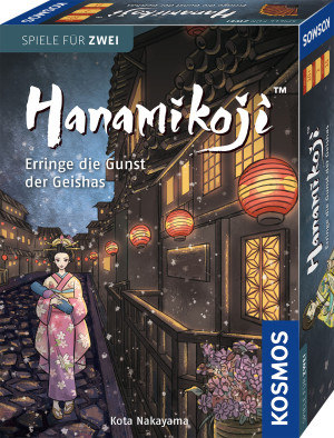 Hanamikoji Brettspiel ab 10 Jahren, für 2-2 Spieler