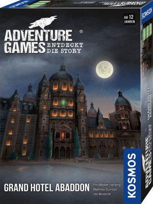 Adventure Games - Grand Hotel Abaddon Brettspiel ab 12 Jahren, für 1-4 Spieler
