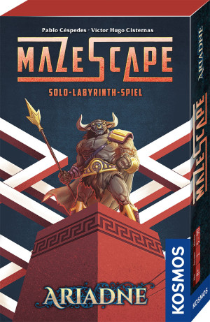 Mazescape Ariadne Brettspiel ab 8 Jahren, für 1 Spieler