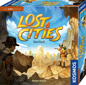Lost Cities - Das Duell Brettspiel ab 10 Jahren, für 2-2 Spieler