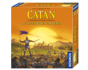 CATAN - Die Legende der Eroberer Brettspiel ab 12 Jahren, für 3-4 Spieler